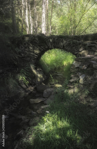Captured Timelessness at the Roman Bridge of Llivia in Cerdanya, Catalonia