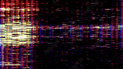 Cyberpunk Screen Distortion and Glitch Art