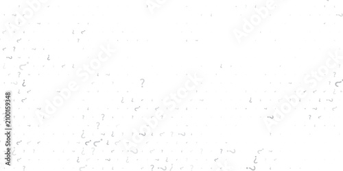 Fotografie Question mark seamless pattern