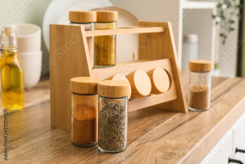 Kitchen countertop with a b...