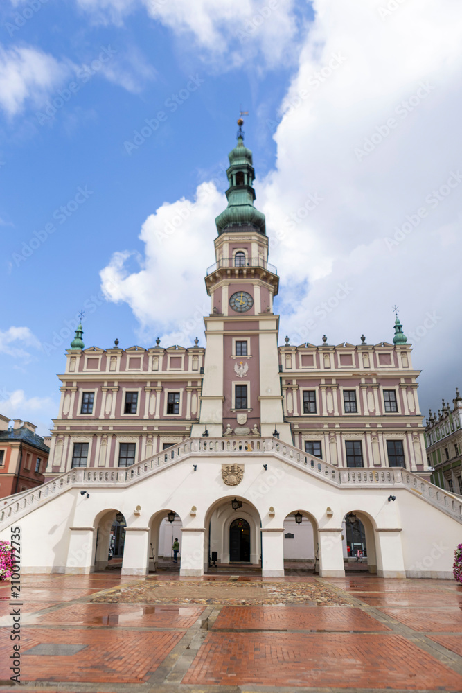 Obraz premium Zamość Miasto idealne Ratusz