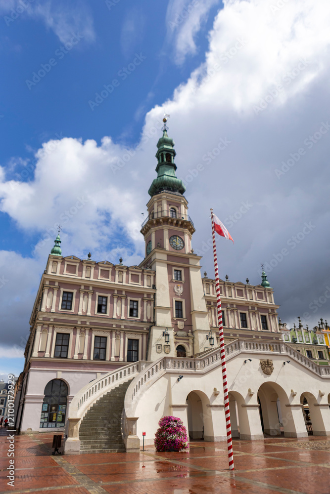 Obraz premium Zamość Miasto idealne Ratusz