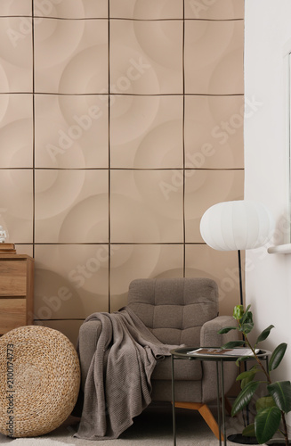 Interior of living room wit...