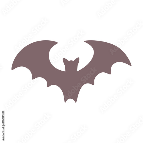 Cuadro en lienzo Bat silhouette