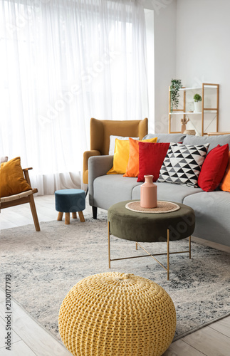 Interior of stylish living ...