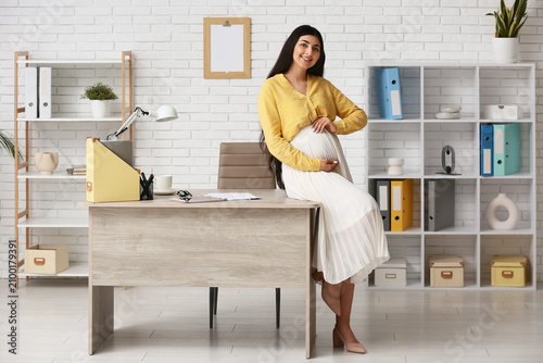 Beautiful pregnant business...