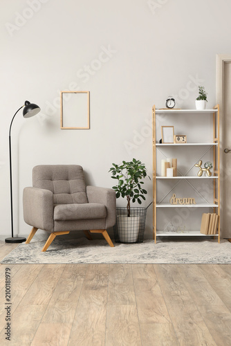 Interior of living room wit...