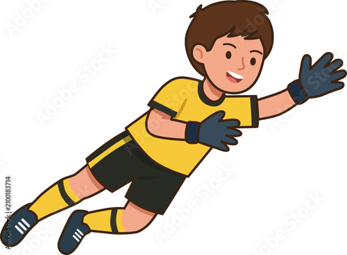 boy playing football