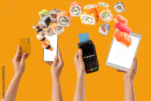 Online sushi ordering and p...