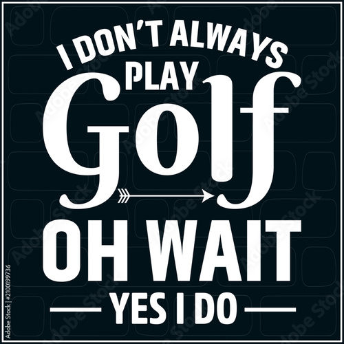 Play More Golf T Shirt Design