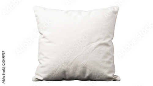фотографія Rectangular pillow with two-tone design isolated PNG, decorative cushion for sof