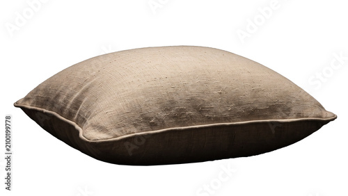 Photography Rectangular pillow with two-tone design isolated PNG, decorative cushion for sof