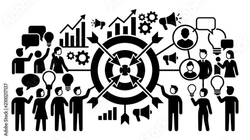 Target marketing and customer audience engagement strategy