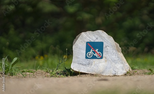 für Radfahrer verboten