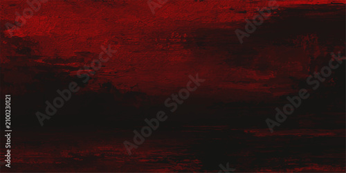 Fotografie Deep crimson and black hues blend in a dramatic, abstract texture, evoking a sense of mystery and intensity
