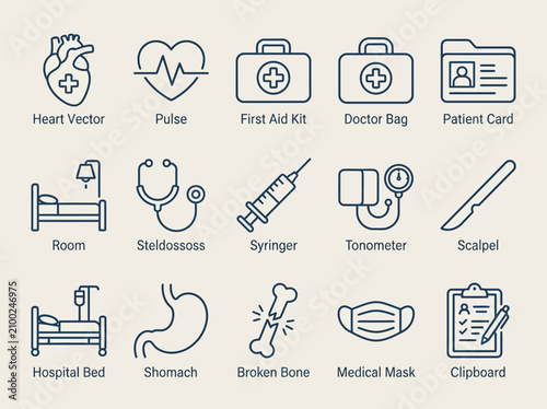 Medical icons and healthcare symbols 2.