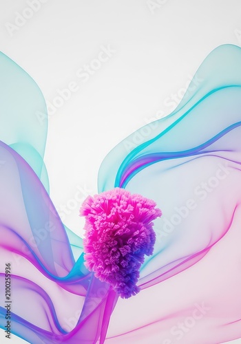 This ethereal fluid gradient background showcases soft, flowing curves and a delicate organic texture that evokes a sense of calm movement, color, wavy, surface