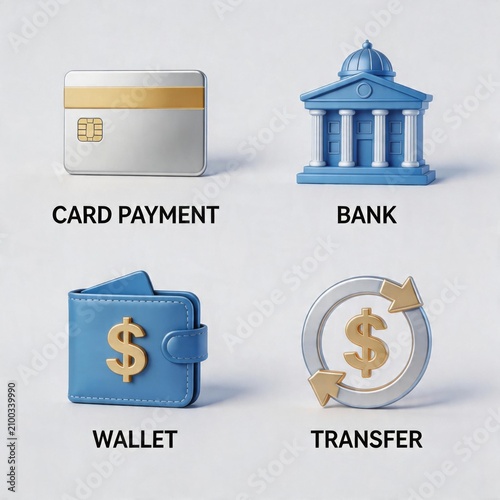 banking finance icons