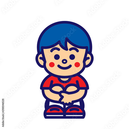男の子 人物 キャラクター アイコン