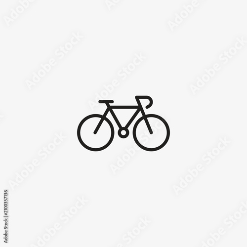 bike icon vector logo template