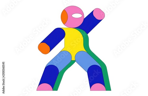 Positive Energy Lifestyle: Individual dancing with enthusiasm in an open space 