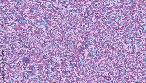 Obraz na plátně Psychedelic swirl pattern with vibrant pink and blue coloration abstract color t