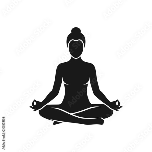 Photography Person meditating in a lotus position embodies inner peace, mindfulness, and the profound state of mental clarity