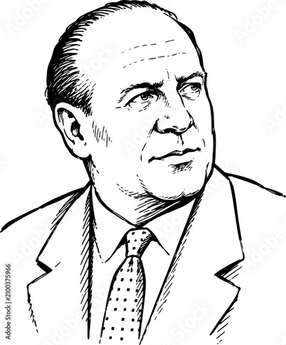 Fotografi Oskar Schindler German Industrialist and Humanitarian Known for Saving More Than