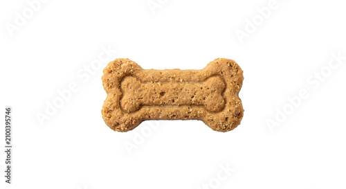 Принти на полотні Crunchy bone shaped dog biscuit treat isolated
