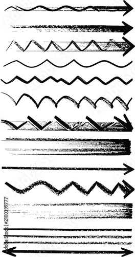 Hand drawn arrows and lines...