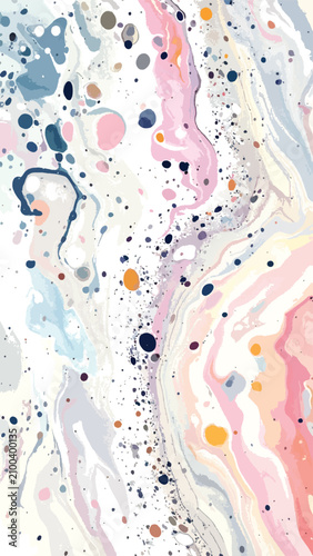 Abstract marbled pattern wi...