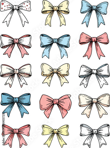 Set of hand drawn decorativ...