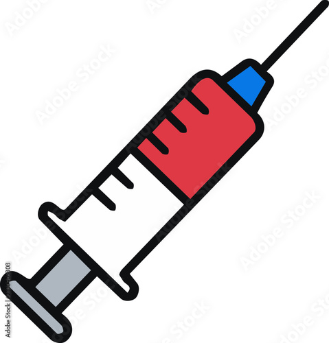 Medical Syringe Illustration