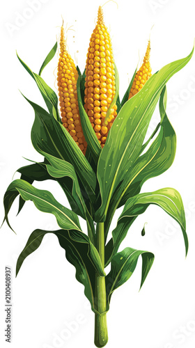Vector illustration of ripe...