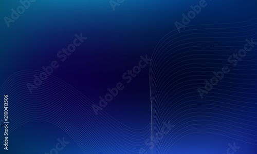 Bild auf Leinwand Abstract background with gradient dark blue mesh and wave lines for digital design project marketing material business presentation brochure layout and professional wallpaper art