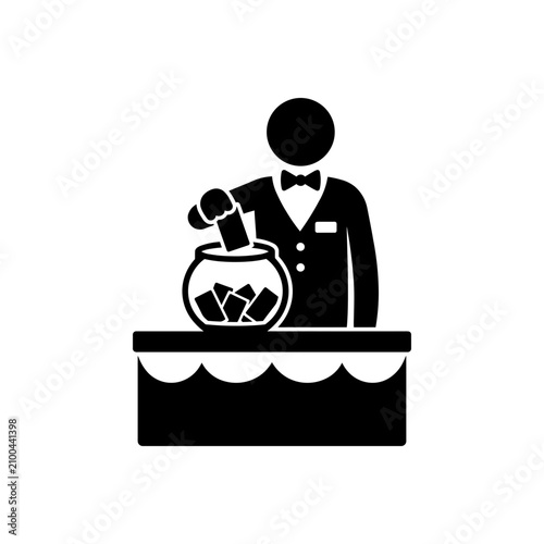 Black silhouette of a person riding a motorcycle rider