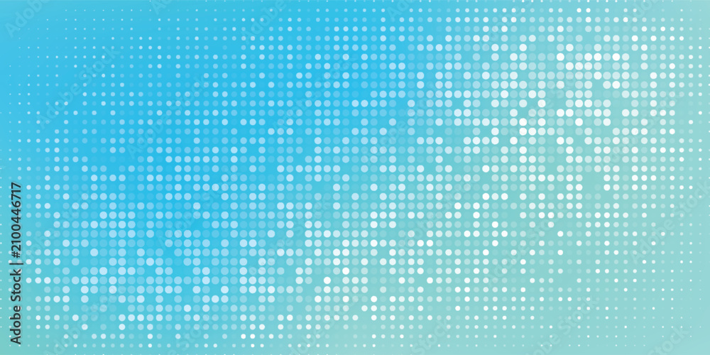 Fototapeta premium Modern Light Blue Digital Pixelated Pattern Vector