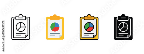 Survey Results Icon for Business Research and Customer Feedback Analysis