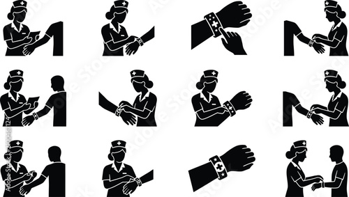 Police Officer Handcuffing Person.