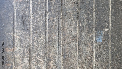 Tableau sur toile Grungy oil stained wooden surface industrial backdrop