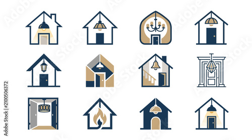 Fotografie Variety of house designs.