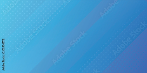 Abstract Blue Gradient Background with Diagonal Stripes and Halftone Dot Pattern eps10