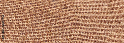 Obraz na płótnie Vintage Brown abstract Hessian or sackcloth fabric or hemp sack texture background
