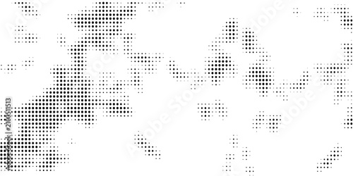 Tableau sur toile Halftone dotted abstract background