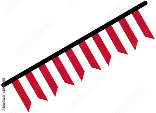 Foto Austrian Flag Motif Party Bunting
