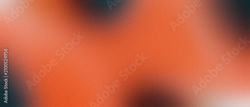 Fotografie Abstract terracotta sunset background orange warm sky gradient mesh retro noise