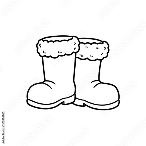 Pair of Winter Boots With Fur Trim on White Background for Children S Footwear Catalogs