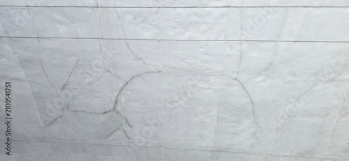 Fotografie Hairline cracks are cracks in the plaster surface of walls or room partitions