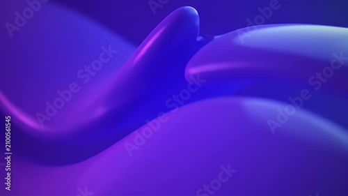 A stunning video showcases vibrant purple and blue gradient waves blending seamlessly in a dynamic motion sequence