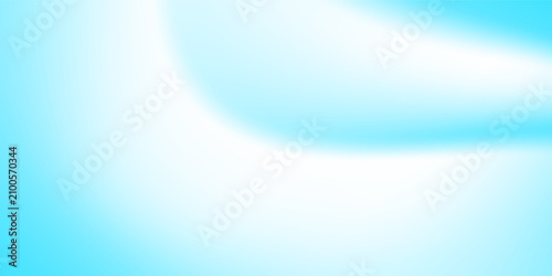 Canvas Print very subtle sky blue modern abstract design with waves or airy strokes and high-key lighting